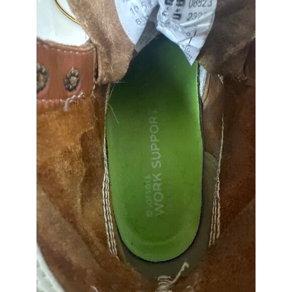 Thorogood USA Made Moc Toe Work Boots Brown Leather 10.5 Distressed Wear - Picture 8 of 8